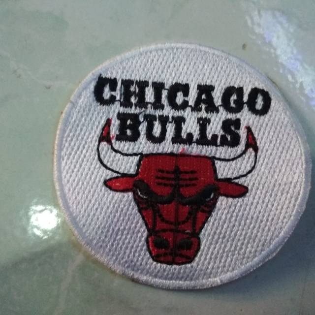 Emblem patch bordir chicago bulls