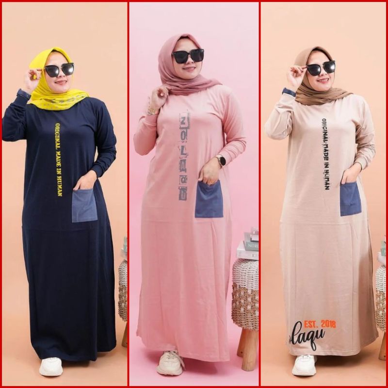 GAMIS WANITA TERBARU MODEL ZOLAQU COMBED 20S KEKINIAN TRENDY