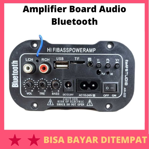 Amplifier Board Audio Bluetooth USB Radio TF DIY 30W AW / Ampli Amplifier Kit Blutut Bluthoot Blueto