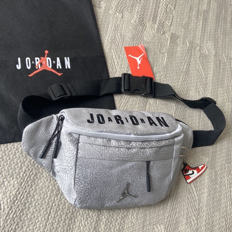 Waist bag jordan Crack burst Grey with Dustbag