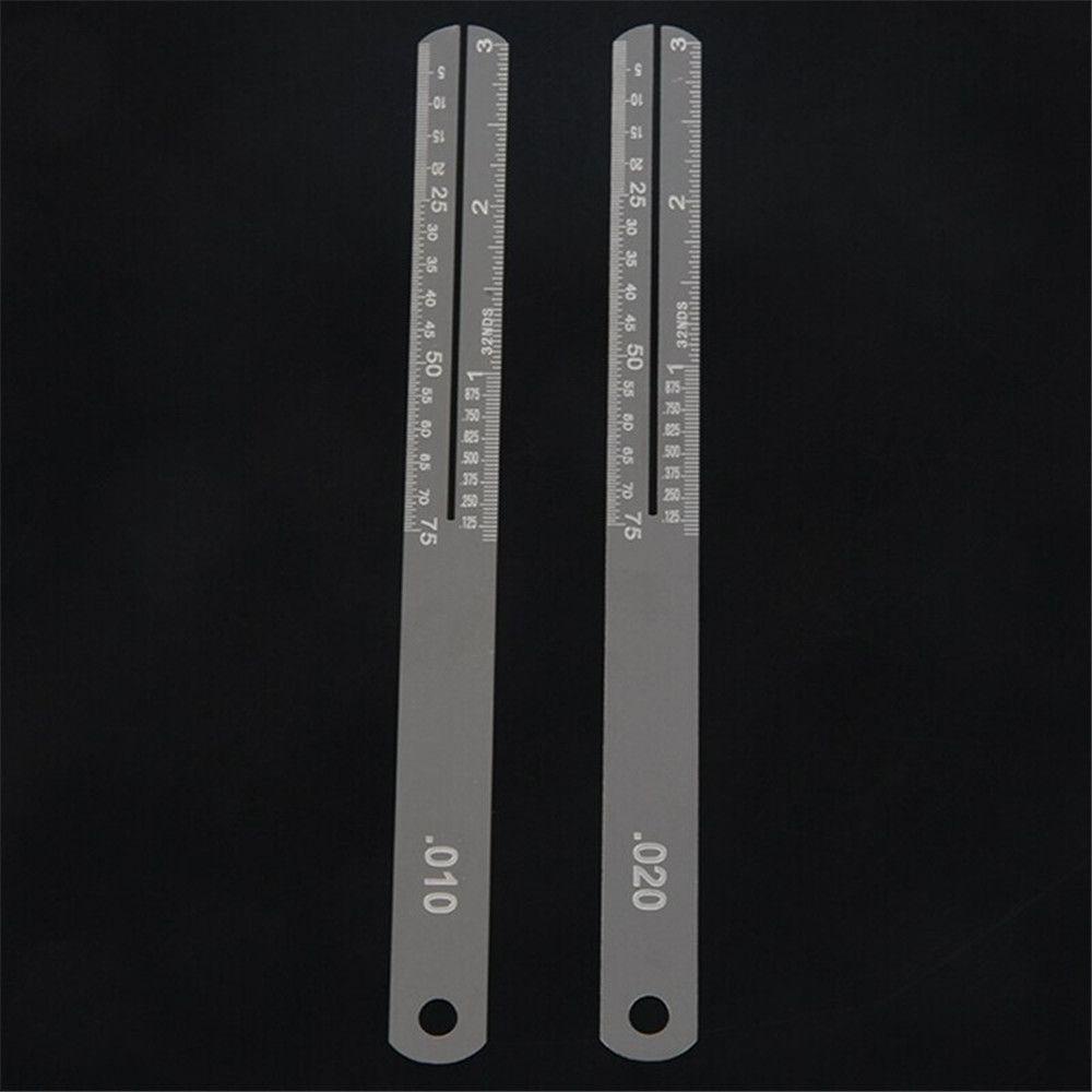 TOP Pencabut Fret Gitar Stainless Steel Nut Gauge Fingerboard Repair Tool