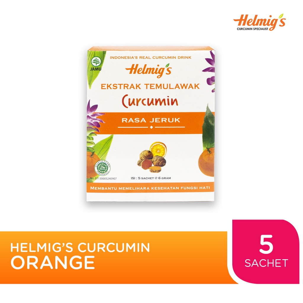 

Helmigs Curcumin Ekstrak Temulawak Rasa Jeruk 5 sachset