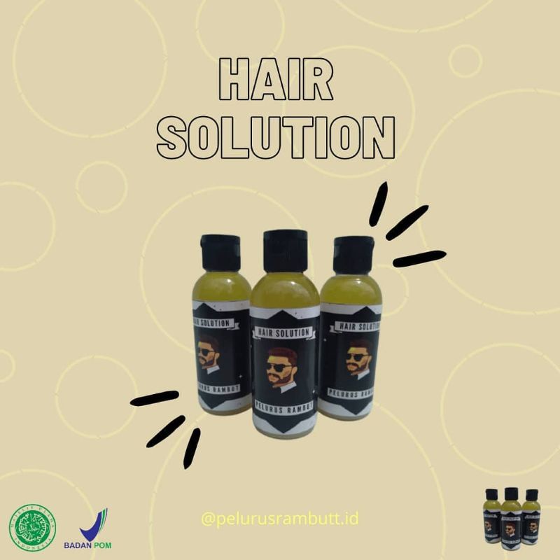 Hair solution pelurus rambut permanen pria & wanita 100% ORIGINAL