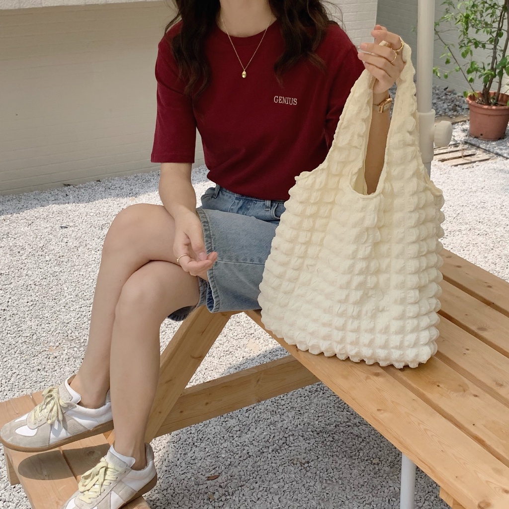 YaRa - PUFFY FOAM  TOTE BAG HANDBAG - TAS KOREA BEST SELLER