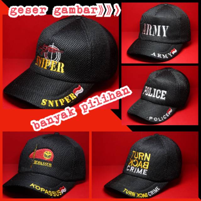 Topi indonesia/macam macam motip double mes terbaik