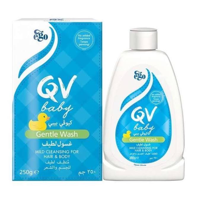 QV Baby Trial Kit 2 Special - travel pack - qv baby gentle wash - qv baby barrier cream - qv baby moisturizing lotion isi 15gr