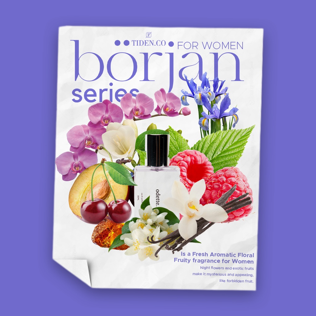 Tiden.co Perfume - BORJAN Series | Parfum Wanita