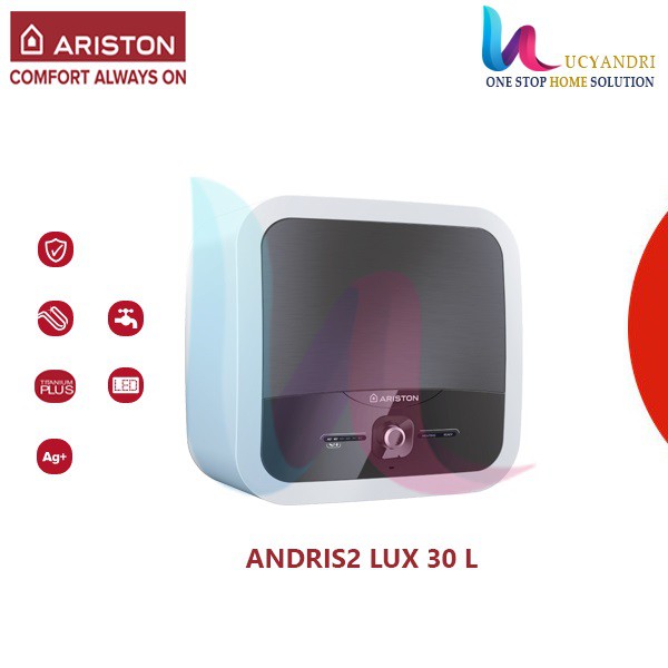 ARISTON ANDRIS2 LUX 30 L NEW MODEL Penghangat Pemanas Air Water Heater