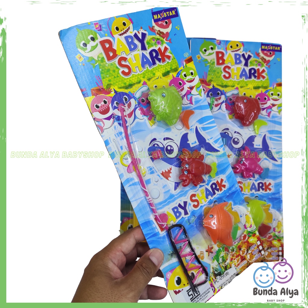 Set Mainan Anak Pancingan Magnet Anak Mainan Memancing Ikan Ikanan Ukuran Sedang Isi 3 Hewan - Set Mainan Edukasi Anak Ikan Ikanan Pancing TT