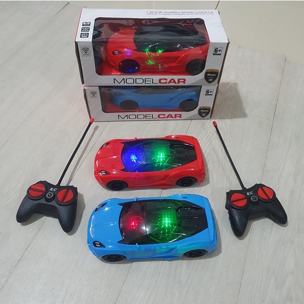 MAINAN RC MOBIL BALAP SEDAN LAMPU 4D RC FERRARI REMOTE CONTROL