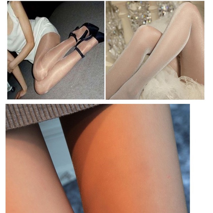 PH-17 pantyhose stocking overknee socks kaos kaki kulit Glitter Pesta Oily cosplay