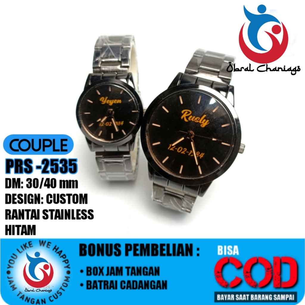 Jual Jual Jam Tangan / Bisa Pakai Foto dan Nama / Custome Request Juga Bisa / Chat Saja Shopee