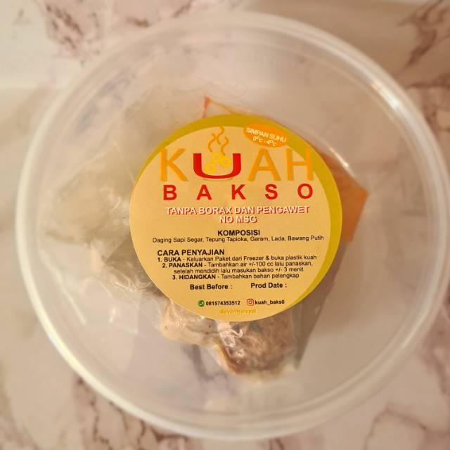 

Kuah bakso frozen
