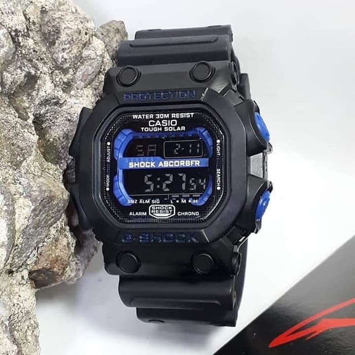 Jam Tangan Pria Casio Gshock Water Resist Berenang s/d Mandi - Hitam Biru