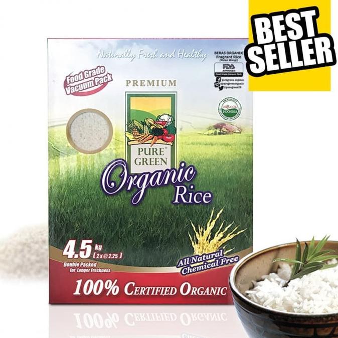 

Diskon Pure Green Beras Organik 4.5kg - Pulen Wangi Diskon