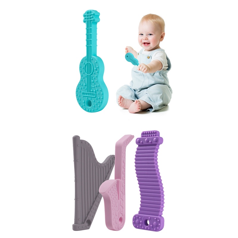 Babyup Mainan teether Bayi Bahan Silikon food grade