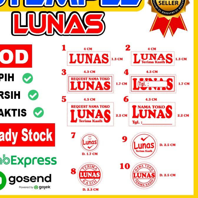 

Best Seller|SQ13|STEMPEL LUNAS