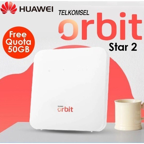 Modem Wifi Home Router 4G Telkomsel Orbit Star 2 Huawei B312 Free Kuota 50gb