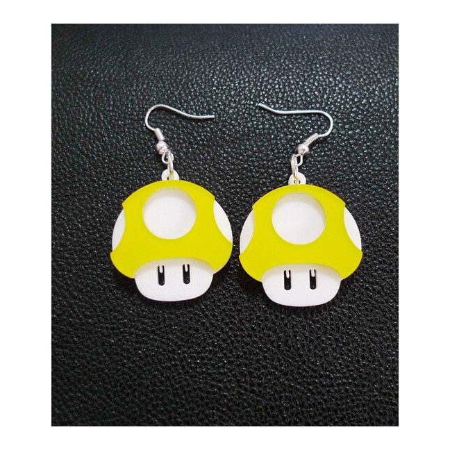 LRC Anting Gantung  Fashion Mushroom Shape Design Earrings