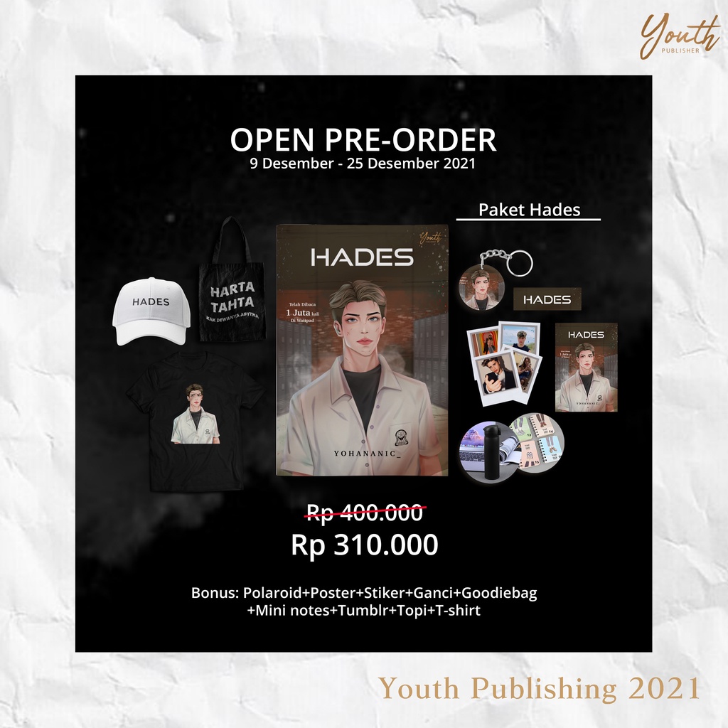 [ READY STOK ] Novel Prince / Hades + TTD - Yohananic