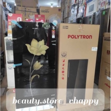 Kulkas 1 Pintu POLYTRON PRA 18 MNX 180 Liter Semi Auto Defrost Twist Ice  Garansi Resmi Khusus Jawabarat Jabodetabek (Kota bandung dan Cimahi Bisa COD)