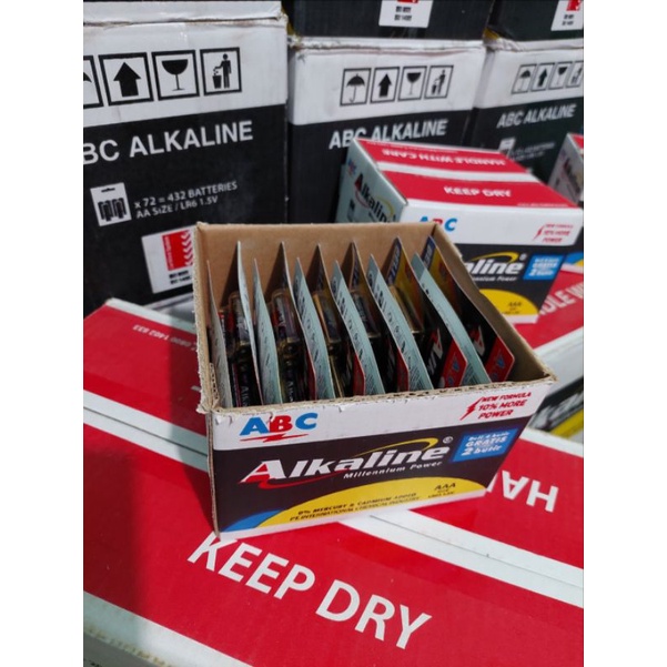 alkaline AAA isi 6 kemasan box isi 12 pack