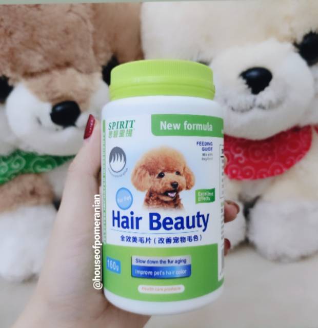 Vitamin anjing hair beauty prebiotics joint tablet 160gr