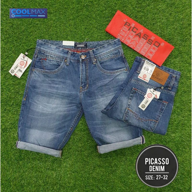 Celana jeans pendek PICASSO original