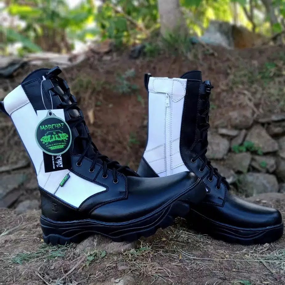 Sepatu PDL Provos TNI MARCHAZ Sepatu PDL Provos Tni Security Satpam Sepatu Boots Pria Kulit Asli