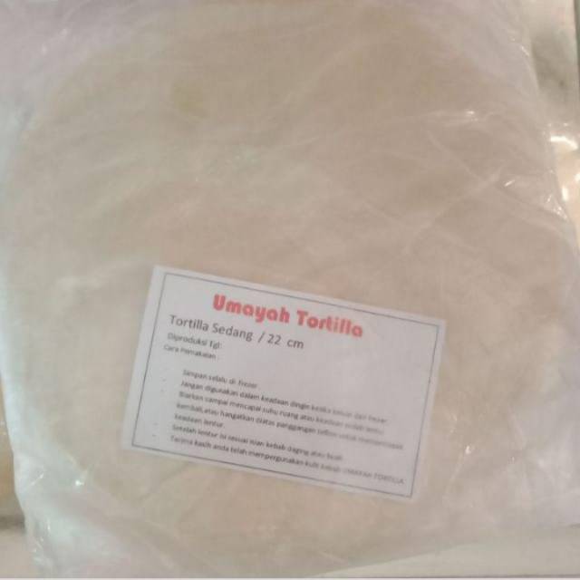 

Kulit Tortila Kebab Umayyah Ukuran 22 Cm