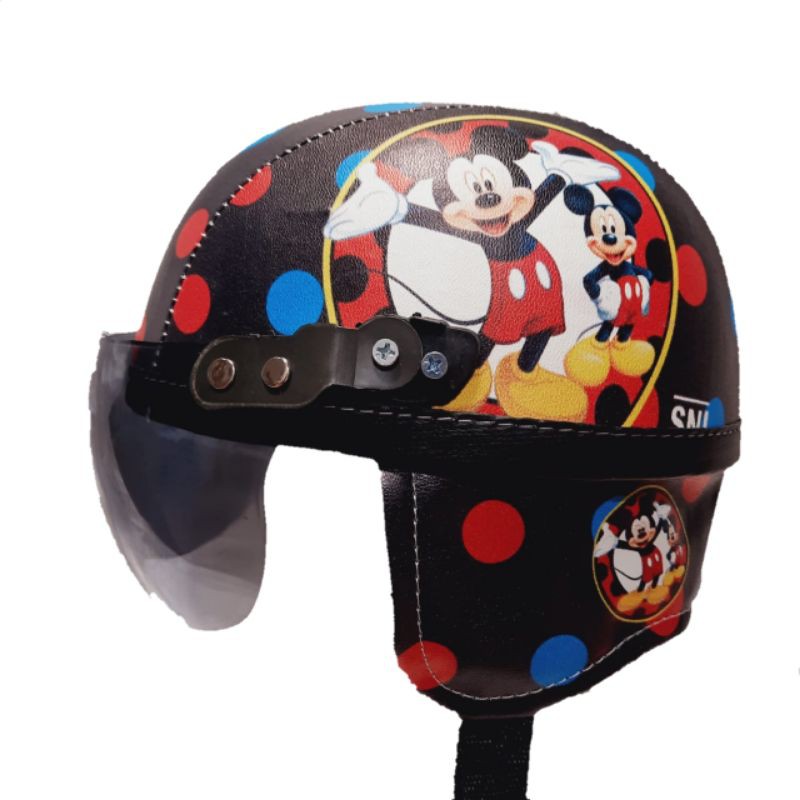 Helm anak polos (model retro) tersedia helm BOGO CENTRO INK KYT RETRO