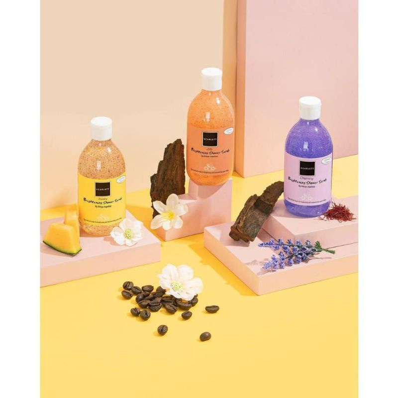 SABUN SCRUB SCARLETT/SHOWER SCRUB SCARLETT