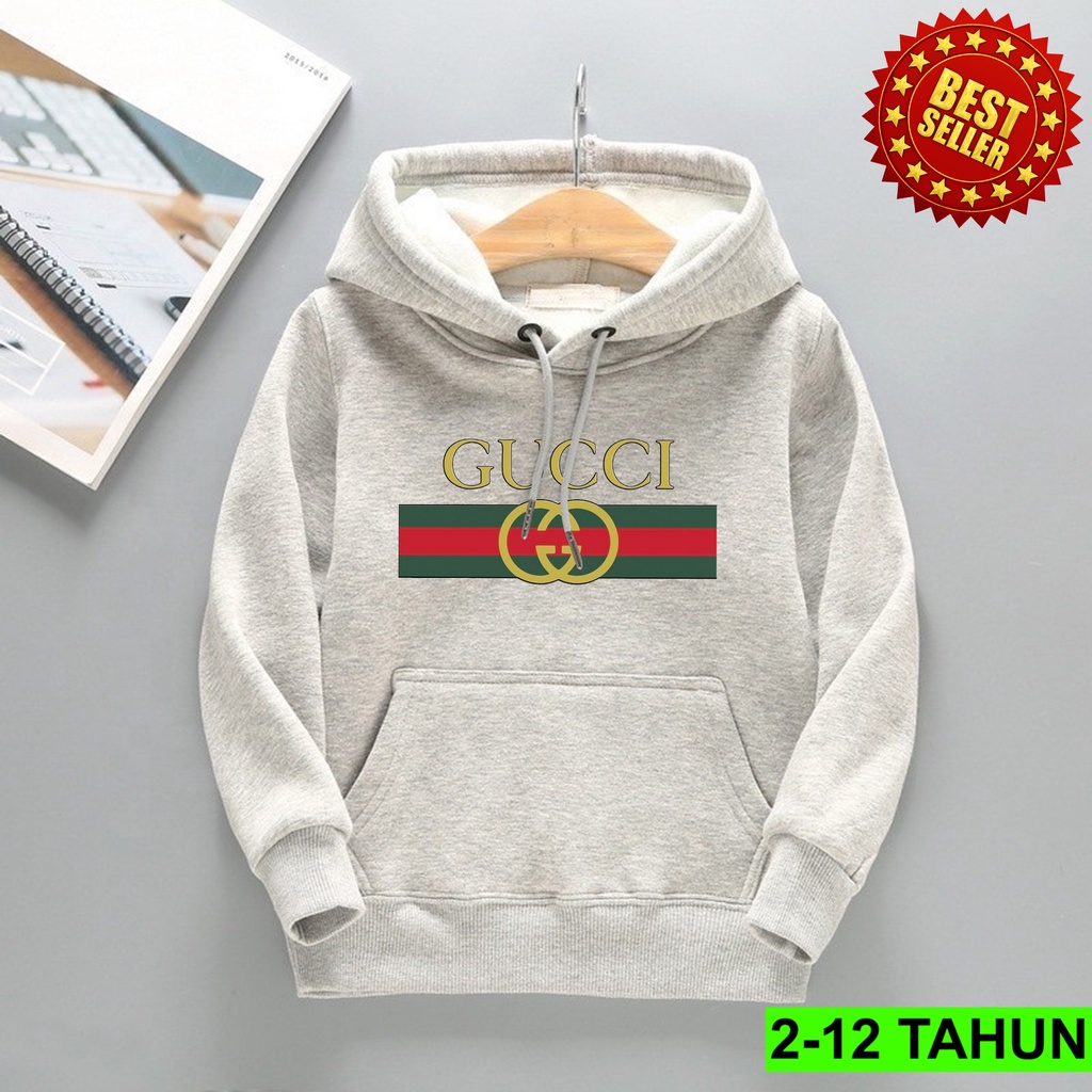 Hoodie GUCCI Anak Laki Laki Perempuan / Hodie Anak Usia 2 3 4 5 6 7 8 9 10 11 12 Tahun / Jaket Gucci Anak Cewek Cowok / Switer Distro Bisa Cod / Suiter Anak Terbaru / Sweeter Anak / Switer GUCCI Anak