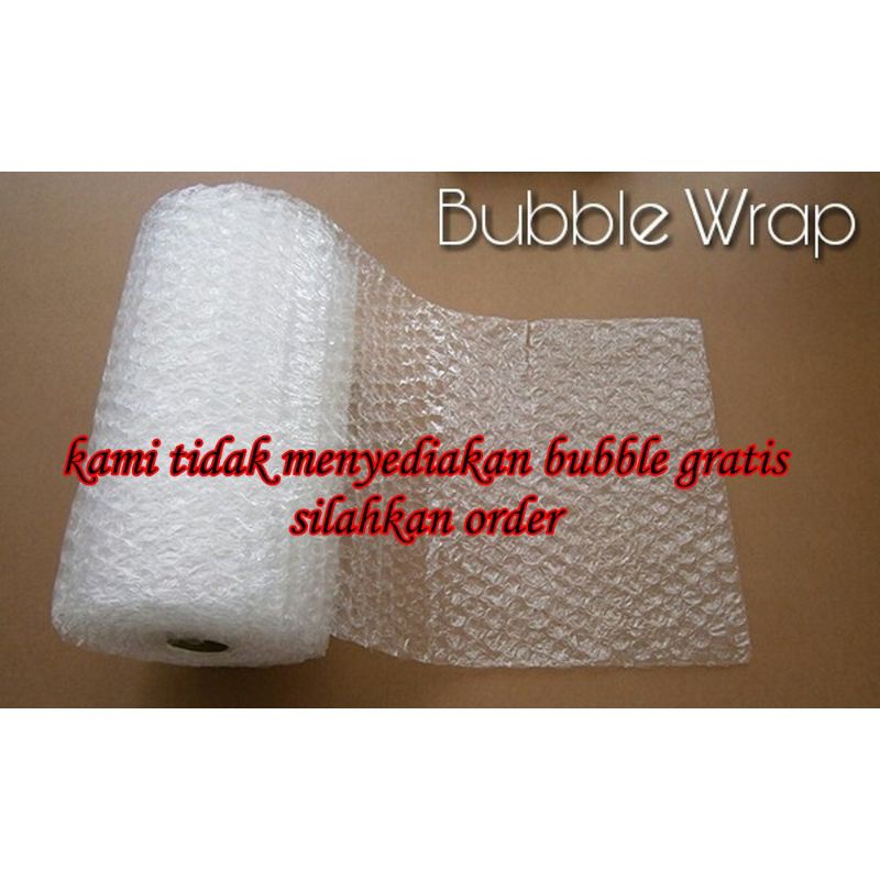 

BUBBLE WRAP Tambahan Packing Aman Untuk Sekali Kirim