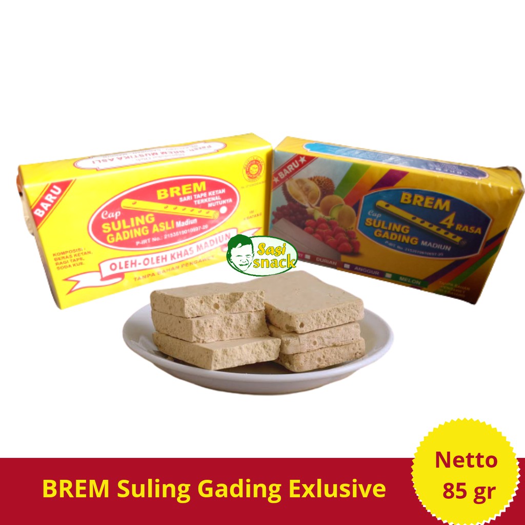 BREM SULING GADING Original dan 4 Rasa 125 gr