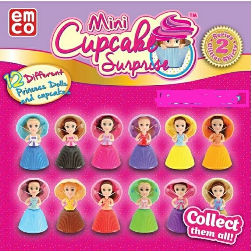 Boneka Emco Mini Cupcake Surprise / Gelato Surprise Boneka lucu Cake bisa jadi Boneka / Emco Pets
