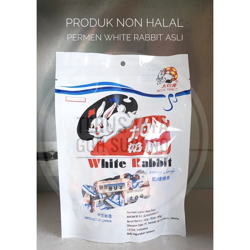 Jual Permen Susu White Rabbit Creamy Candy 180g Non Halal Permen Jadul Shopee Indonesia