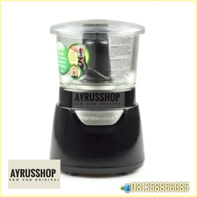 *****] Blender Chopper Memotong-Penghalus HAMILTON BEACH Stack and Press