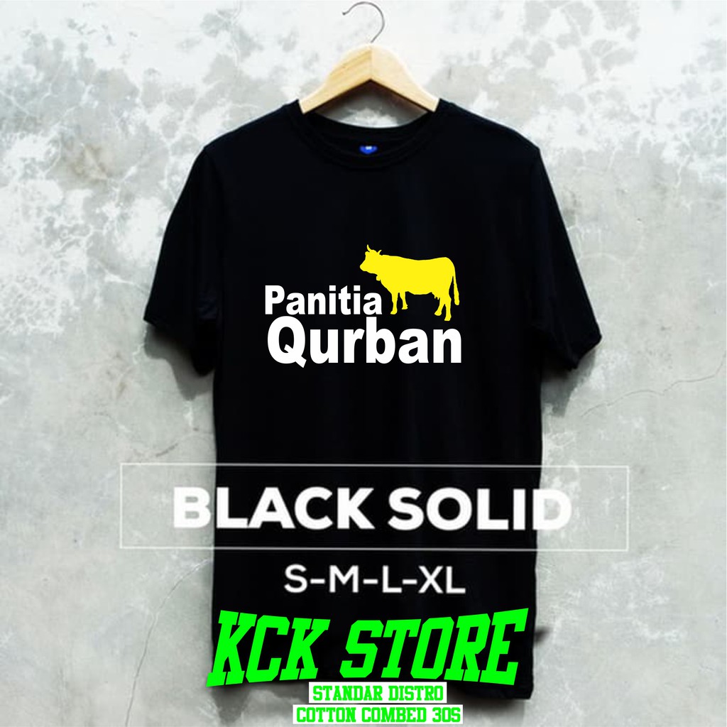 PROMO KAOS PANITIA QURBAN SAPI CATTON COMBED 30S