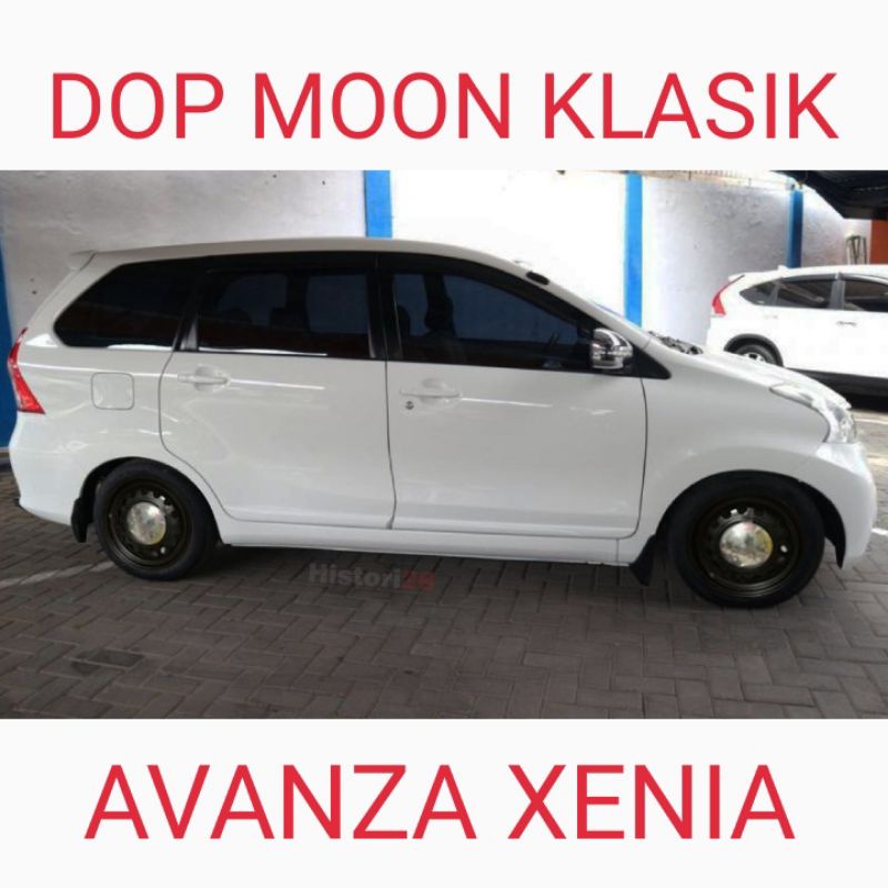 Dop moon clasik Velg kaleng avanza Xenia Wuling pcd 4x114.3-PNP tinggal pasang plus Dudukan