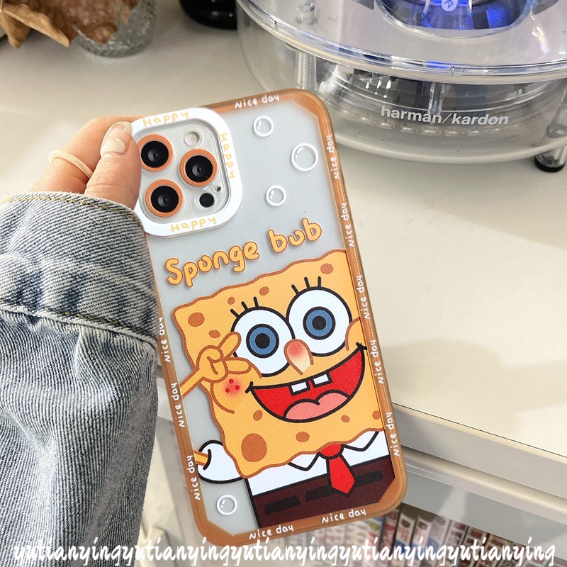 Soft Case Tpu Motif Kartun SpongeBob Untuk Infinix Hot 11 9 Play Smart 5 6 Hot 10Lite 11s Hot 9 10 11 Play 10Lite