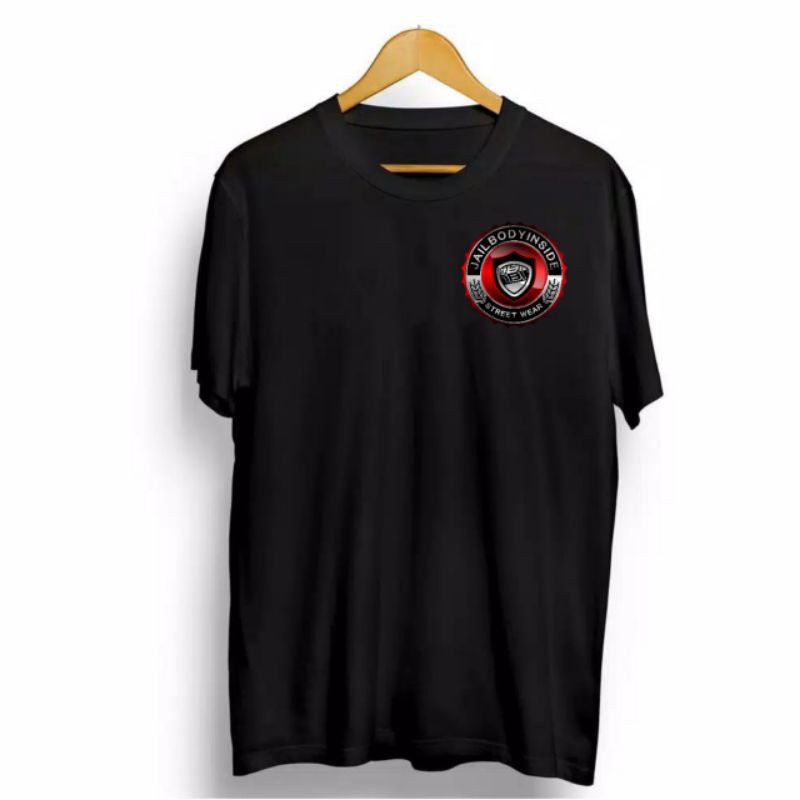 KAOS DISTRO BAND METAL JAILBODY SABLON JAIL BODY INSIDE LOGO PREMIUM UNISEX