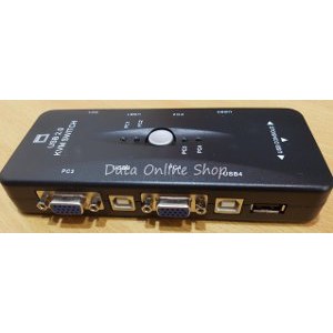 Jual KVM Switch 4 Port USB 2 0 Support Sharing Printer Murah