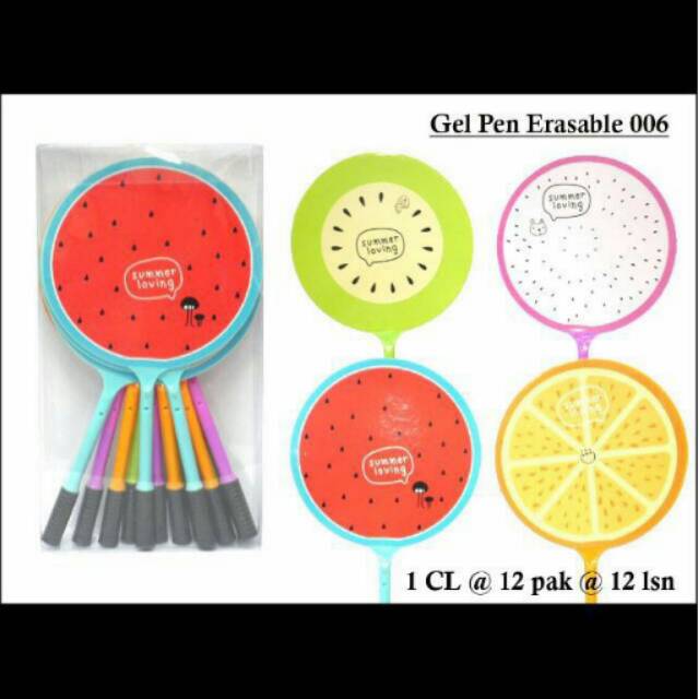 

Pulpen Kipas Bentuk Buah Tinta Gel / Pulpen Untuk Souvenir