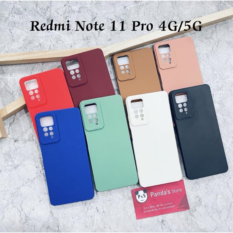 Softcase Pro Camera Redmi Note 11 Pro 4G / 5G Candy Case Full Color 3D Silikon TPU