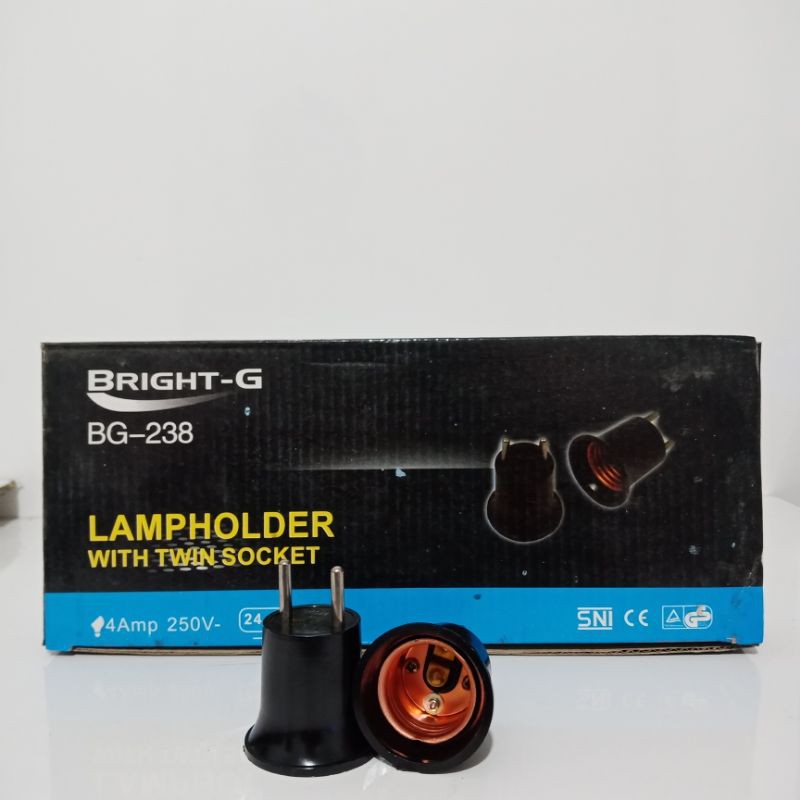 Fitting Colok BG - 238 / Lampholder with twin socket B-rightG