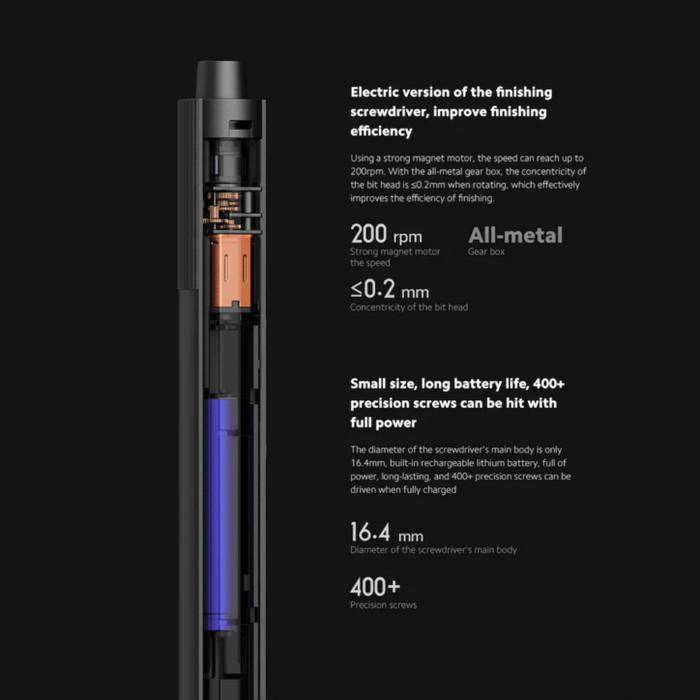 Mijia Electric Screwdriver Precision Set 24 in 1 - Obeng Elektrik