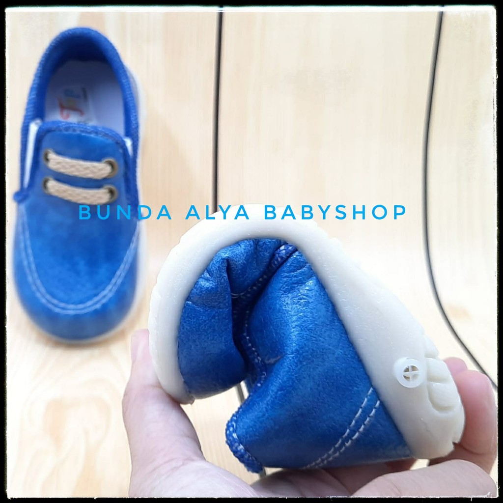 Sepatu Anak Laki Laki Usia 2 3 4 Tahun Size 24 - 29 Casual BIRU - Sepatu Anak Cowok Casual Resmi Anti Licin