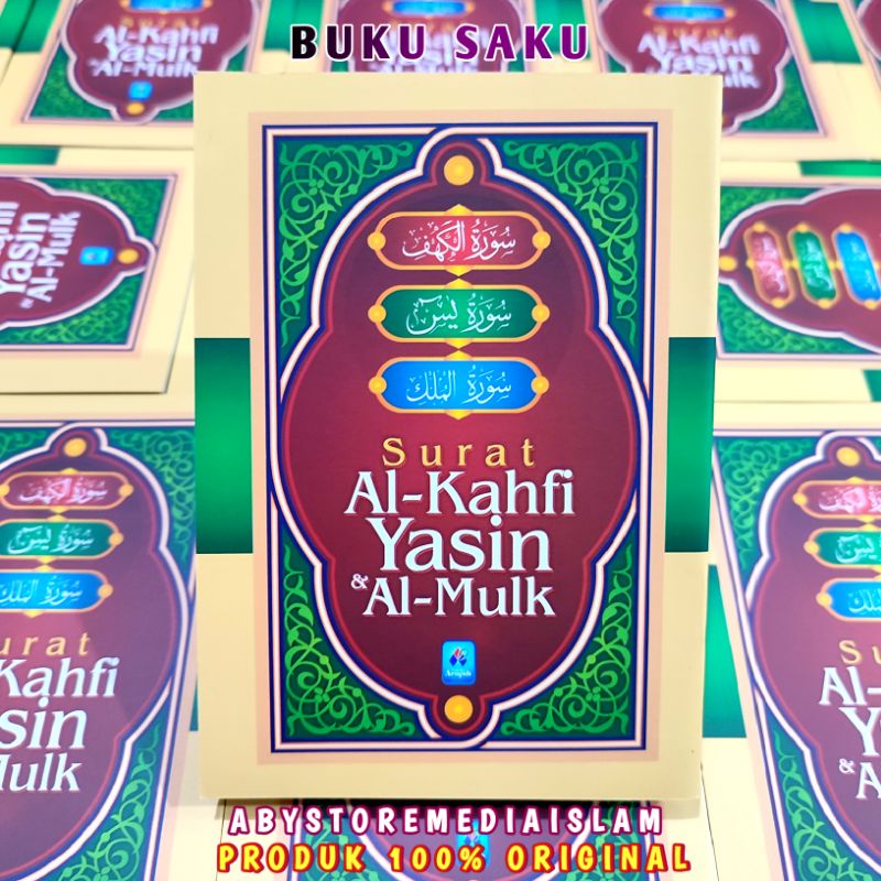 Jual Surah Al Kahfi Yasin Dan Al Mulk Buku Saku Suroh Pilihan Surat