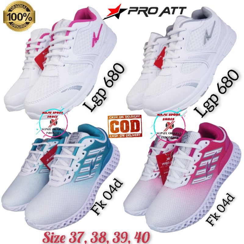 PRO ATT LGP 680 PUTIH - SEPATU SNEAKERS OLAHRAGA ORIGINAL / SEPATU PRO ATT WANITA / PRO ATT FK 04D